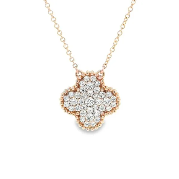 Diamond Clover Pendant Aires Jewelers Morris Plains, NJ