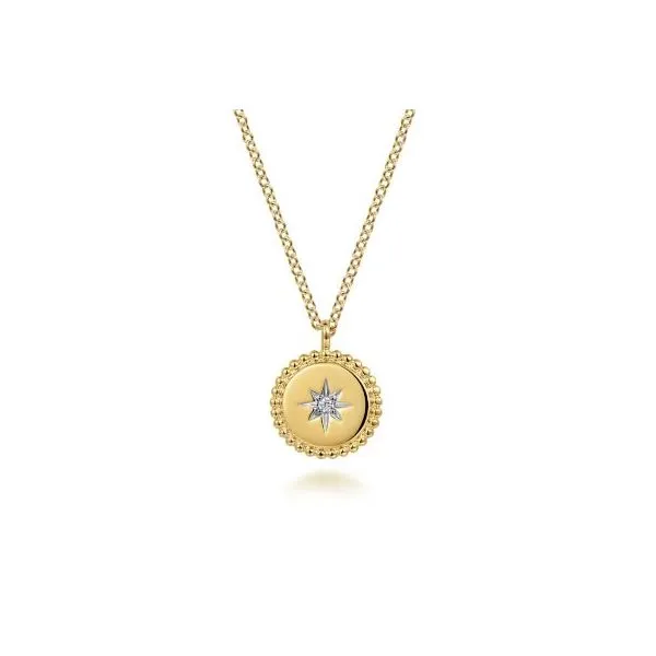 Gabriel & Co Diamond Pendant Aires Jewelers Morris Plains, NJ