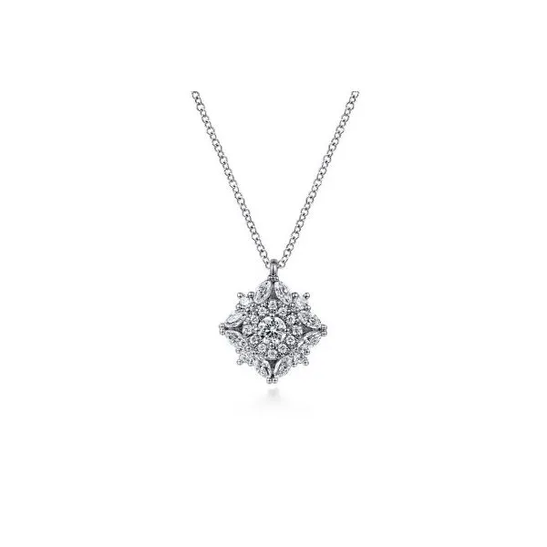 Gabriel & Co Diamond Pendant Aires Jewelers Morris Plains, NJ