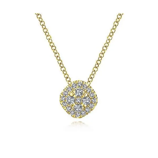 Gabriel & Co Diamond Pendant Aires Jewelers Morris Plains, NJ