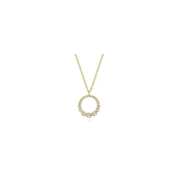 Gabriel & Co Diamond Pendant Aires Jewelers Morris Plains, NJ