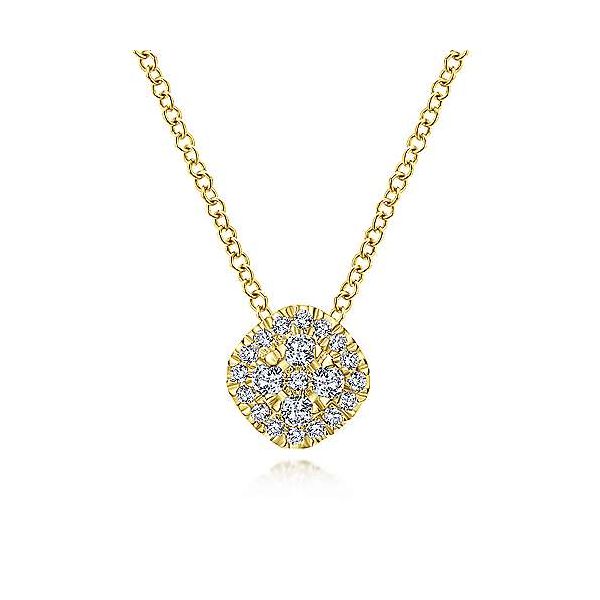 Gabriel & Co Diamond Pendant Aires Jewelers Morris Plains, NJ