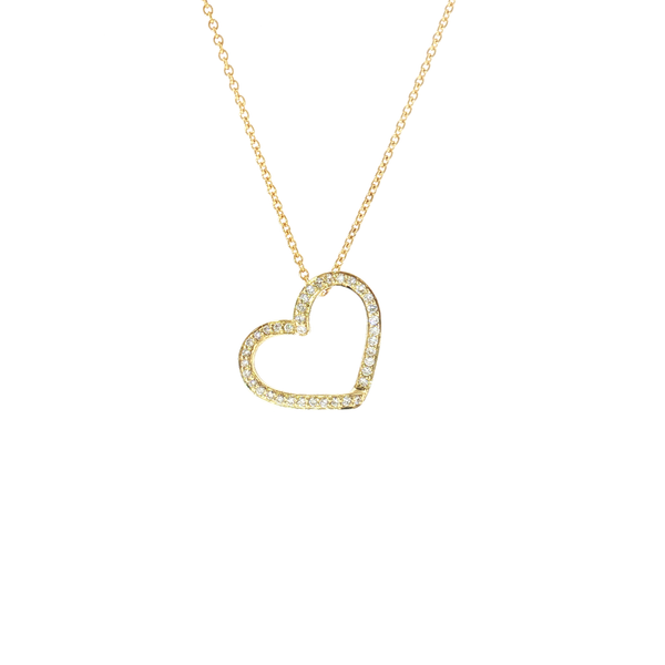 Diamond Heart Pendant Image 2 Aires Jewelers Morris Plains, NJ