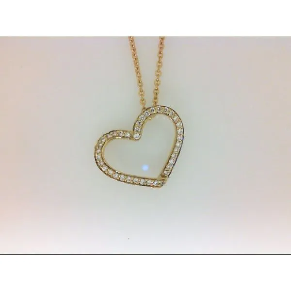 Diamond Heart Pendant Aires Jewelers Morris Plains, NJ