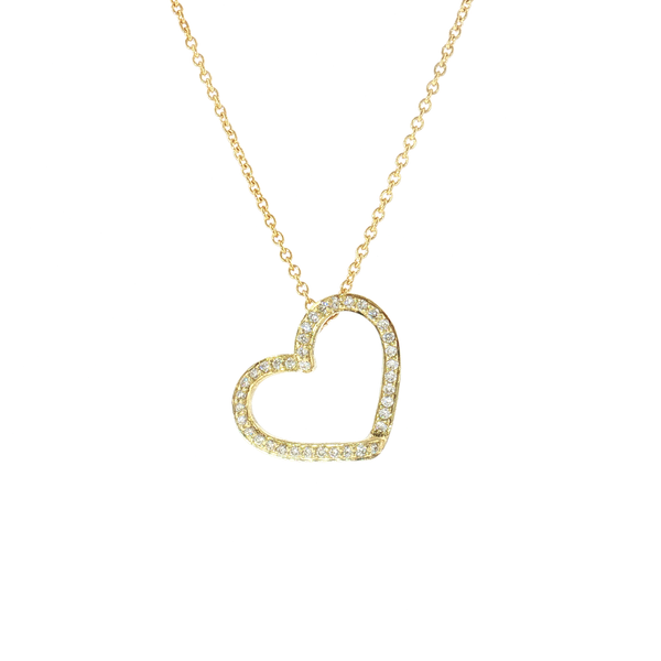Diamond Heart Pendant Aires Jewelers Morris Plains, NJ