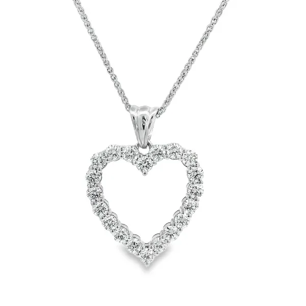 Diamond Heart Pendant Aires Jewelers Morris Plains, NJ
