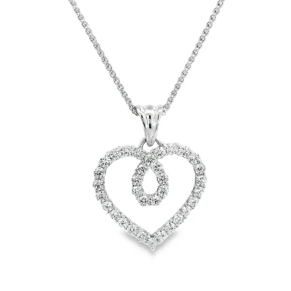Diamond Heart Pendant Aires Jewelers Morris Plains, NJ