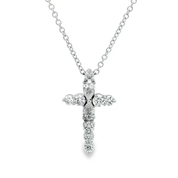 Aires Diamond Cross Pendant Aires Jewelers Morris Plains, NJ