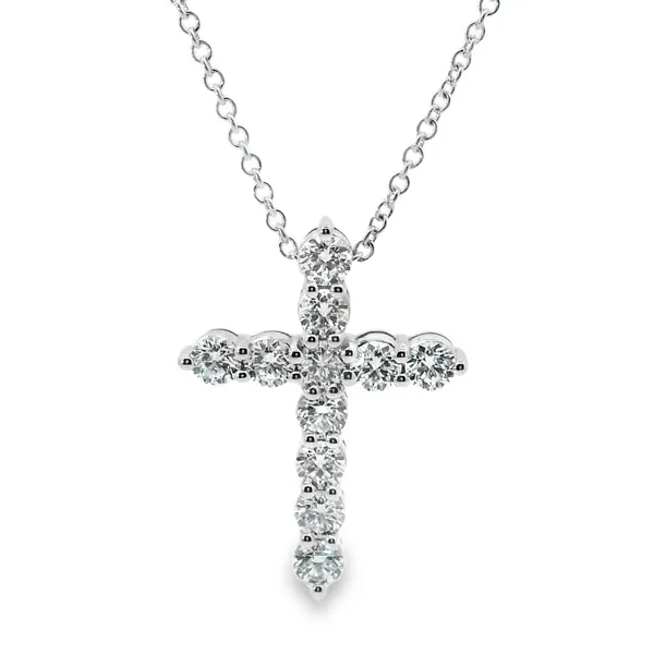 Aires Diamond Cross Pendant Aires Jewelers Morris Plains, NJ