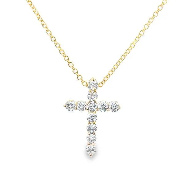 Aires Diamond Cross Pendant Aires Jewelers Morris Plains, NJ
