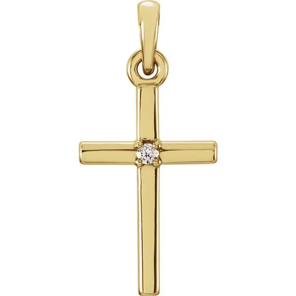 Diamond Cross Pendant Aires Jewelers Morris Plains, NJ
