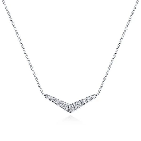 Gabriel & Co Diamond Necklace Aires Jewelers Morris Plains, NJ