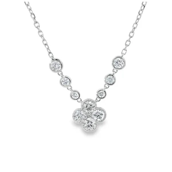 Diamond Clover Necklace Aires Jewelers Morris Plains, NJ