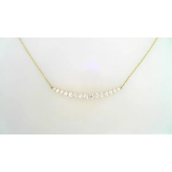 Diamond Smile Necklace Aires Jewelers Morris Plains, NJ