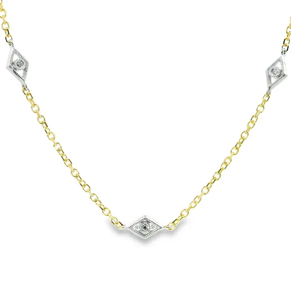 Diamond Station Necklace Aires Jewelers Morris Plains, NJ