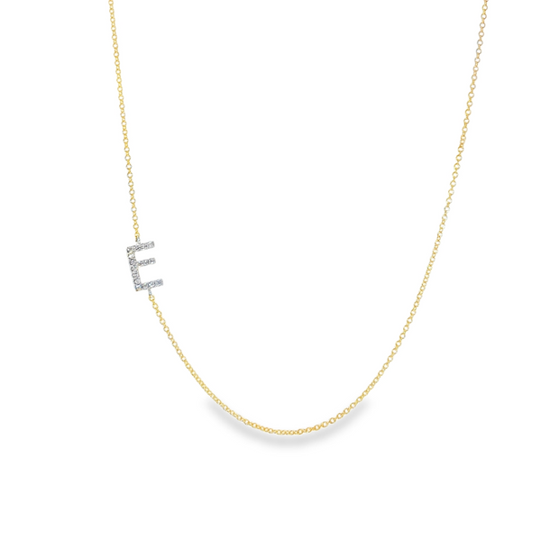 Aires Diamond Initial Necklace Aires Jewelers Morris Plains, NJ