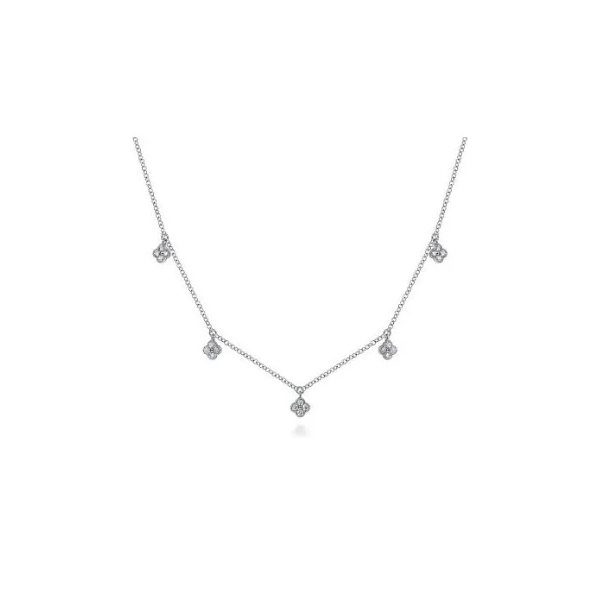 Diamond Clover Necklace Aires Jewelers Morris Plains, NJ