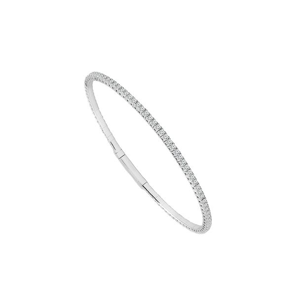 Diamond Flexible Bangle Bracelet Aires Jewelers Morris Plains, NJ