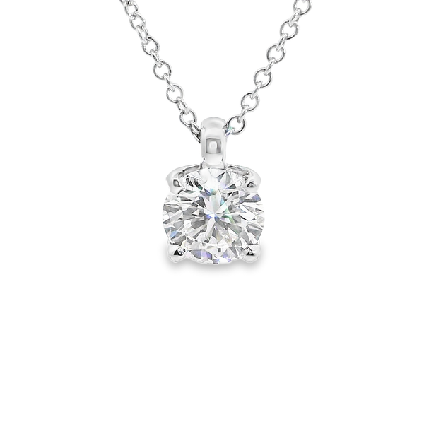 Lab Grown Diamond Solitaire Pendant Aires Jewelers Morris Plains, NJ
