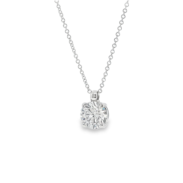 Lab Grown Diamond Pendant Image 2 Aires Jewelers Morris Plains, NJ