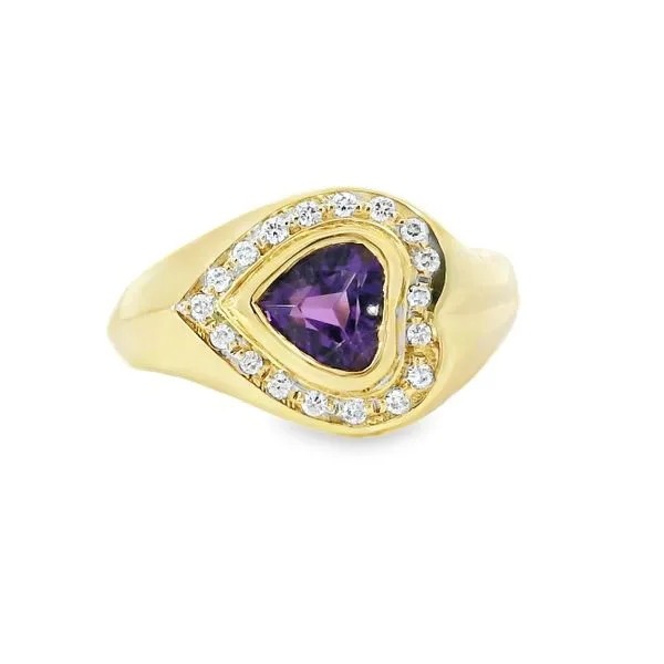 AMETHYST AND DIAMOND RING Aires Jewelers Morris Plains, NJ