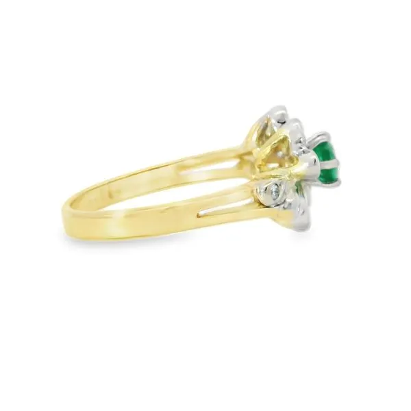 EMERALD AND DIAMOND RING Image 2 Aires Jewelers Morris Plains, NJ