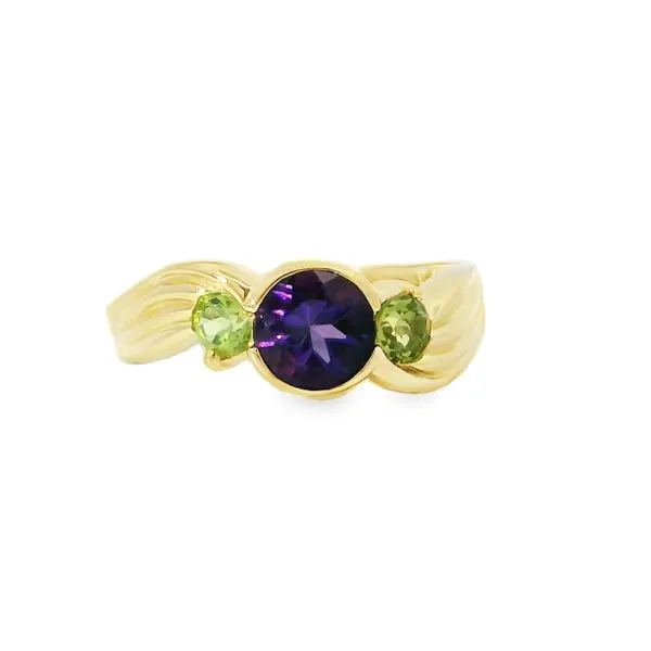 AMETHYST AND PERIDOT RING Aires Jewelers Morris Plains, NJ