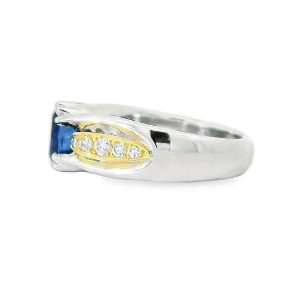 DIAMOND AND SAPPHIRE RING Image 2 Aires Jewelers Morris Plains, NJ
