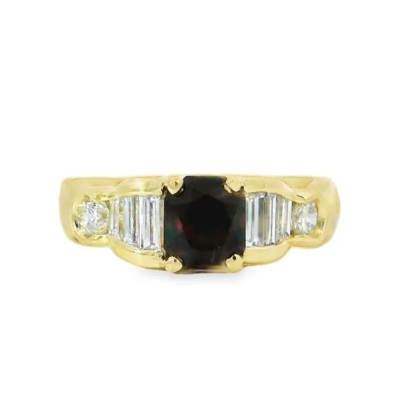 Aires Diamond and Anthill Garnet Ring Aires Jewelers Morris Plains, NJ