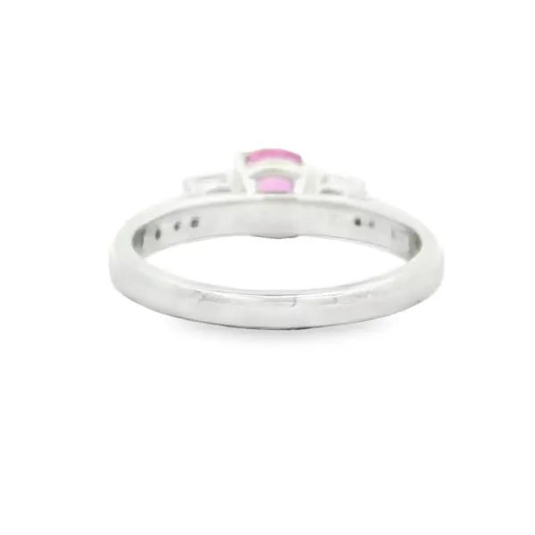 PINK SAPPHIRE AND DIAMOND RING Image 3 Aires Jewelers Morris Plains, NJ