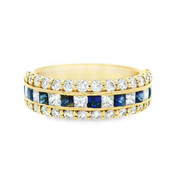 SAPPHIRE AND DIAMOND RING Aires Jewelers Morris Plains, NJ