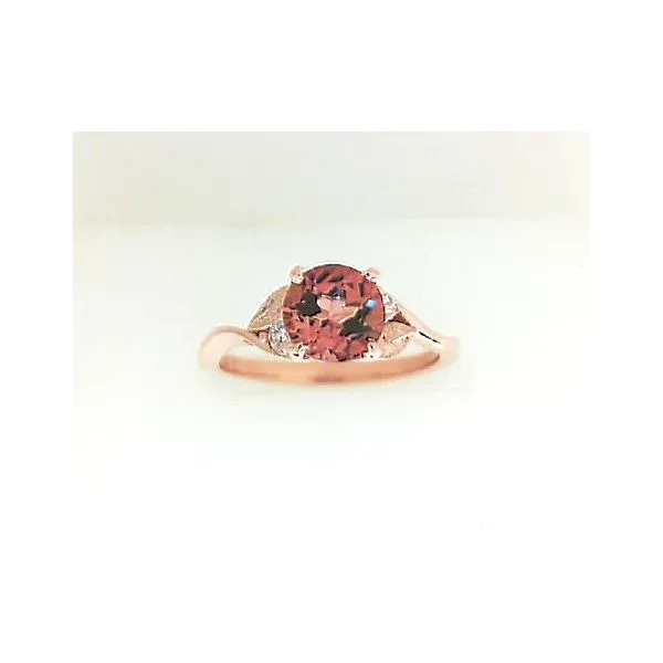 PINK TOURMALINE AND DIAMOND RING Aires Jewelers Morris Plains, NJ
