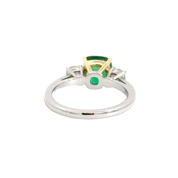 DIAMOND AND EMERALD RING Image 3 Aires Jewelers Morris Plains, NJ