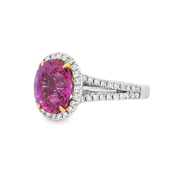 PINK SAPPHIRE RING Image 2 Aires Jewelers Morris Plains, NJ