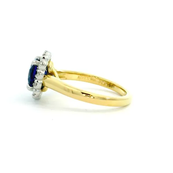 Aires Sapphire and Diamond Ring Image 4 Aires Jewelers Morris Plains, NJ