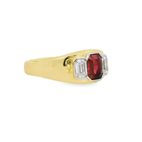 Ruby and Diamond Ring Image 2 Aires Jewelers Morris Plains, NJ