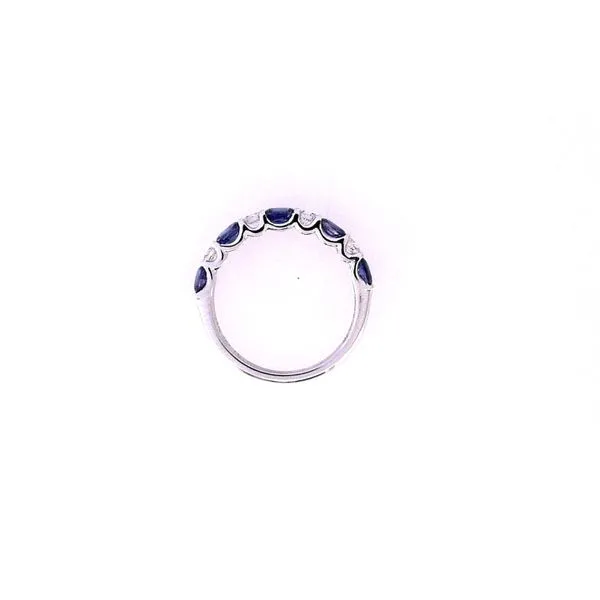 Diamond and Sapphire Ring Image 2 Aires Jewelers Morris Plains, NJ