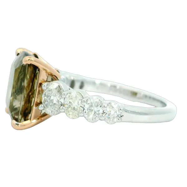 Aires Signature Diamond and Andalusite Ring Image 2 Aires Jewelers Morris Plains, NJ