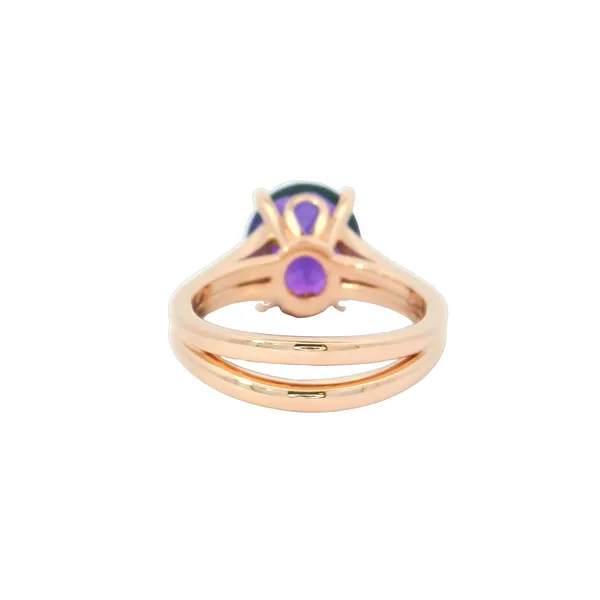 Rose Gold Amythest Ring Image 3 Aires Jewelers Morris Plains, NJ