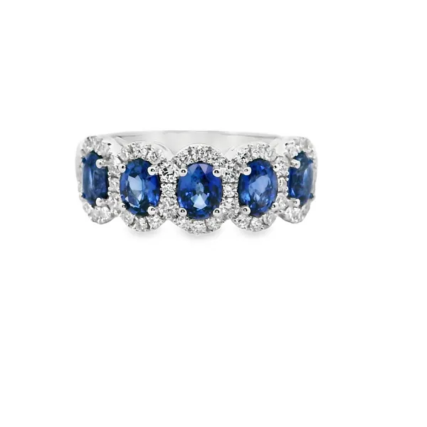 Diamond and Sapphire Ring Aires Jewelers Morris Plains, NJ