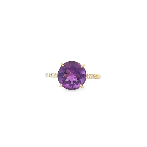 Aires Diamond and Amethyst Ring Aires Jewelers Morris Plains, NJ