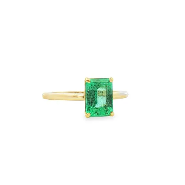 Aires Light Emerald Ring Image 2 Aires Jewelers Morris Plains, NJ