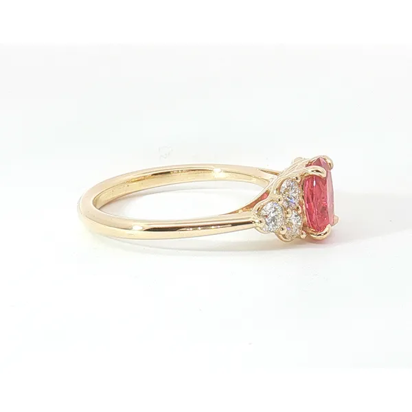Aires Diamond and Pink Tourmaline Ring Image 3 Aires Jewelers Morris Plains, NJ