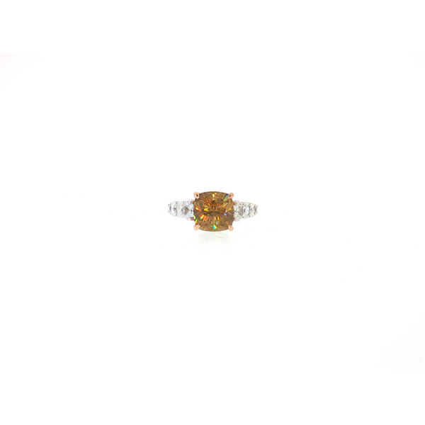 Aires Signature Golden Zircon and Diamond Ring Image 4 Aires Jewelers Morris Plains, NJ
