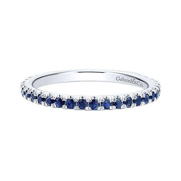 Gabriel & Co Sapphire Stackable Ring Aires Jewelers Morris Plains, NJ