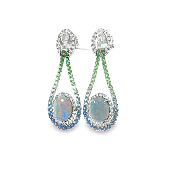 Aires Signature Opal Drop Earings Image 2 Aires Jewelers Morris Plains, NJ