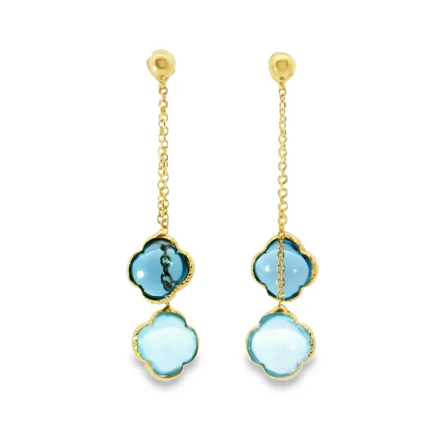 Blue Topaz Dangle Earrings Aires Jewelers Morris Plains, NJ