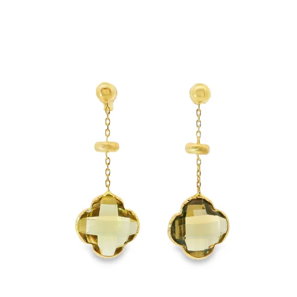 Lemon Quartz Dangle Earrings Aires Jewelers Morris Plains, NJ