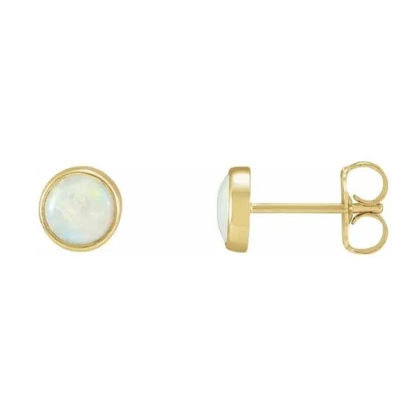 Opal Stud Earrings Aires Jewelers Morris Plains, NJ