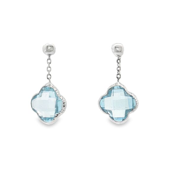Blue Topaz Dangle Earrings Aires Jewelers Morris Plains, NJ